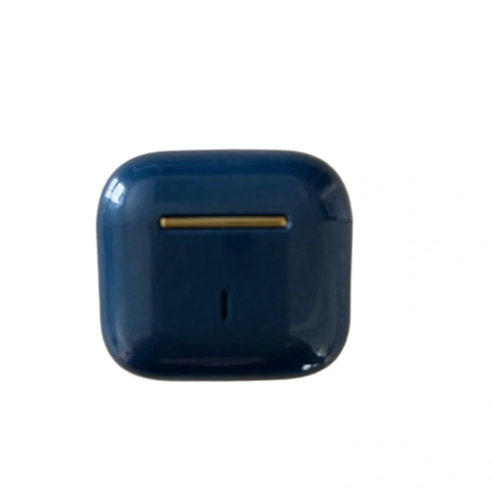 BNIB H6 Wireless V5.2 AirPods Dark Blue,box,AirPods and charger.